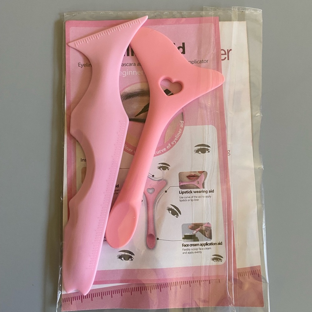 Pink Makeup Applicator Set 2 pieces